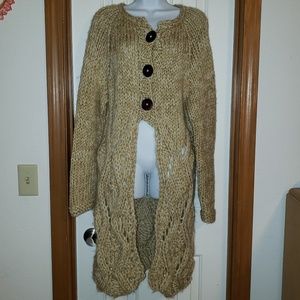 Hand Knit Wool Jacket